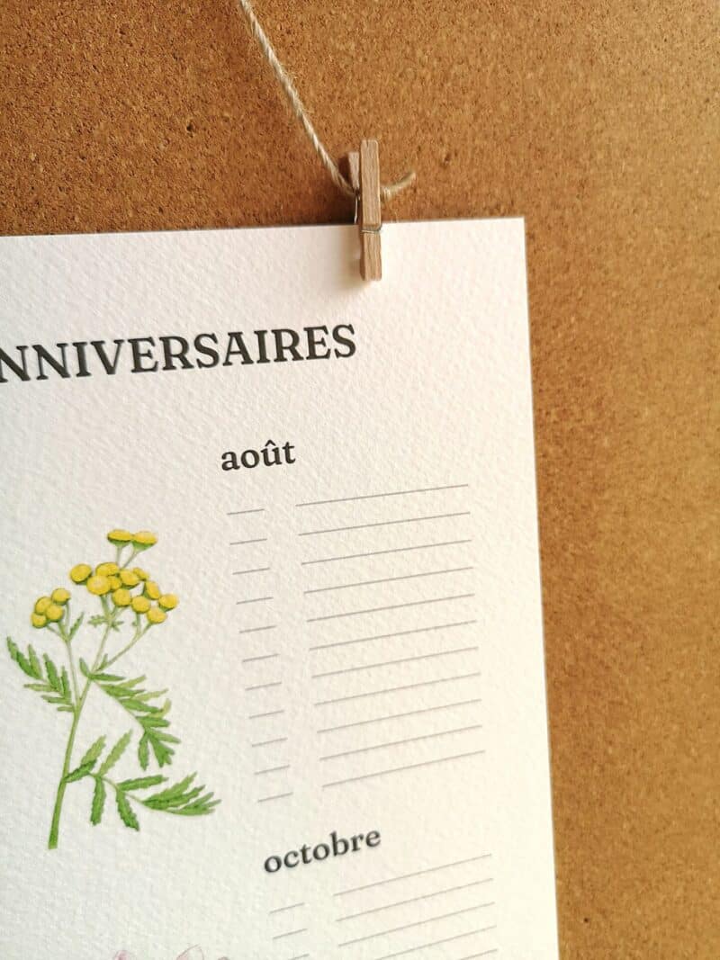 calendrier des anniversaires zoom Calendrier des anniversaires