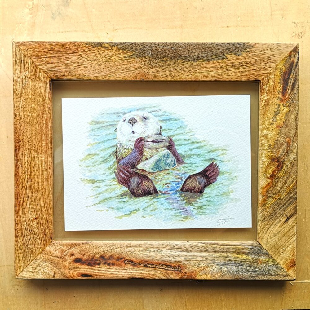 impression l'astuce de la loutre Impression d'art - L'astuce de la Loutre