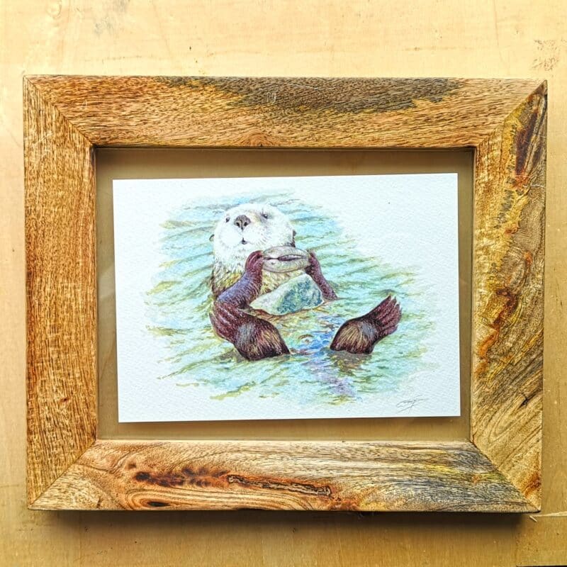 impression l'astuce de la loutre Impression d'art - L'astuce de la Loutre