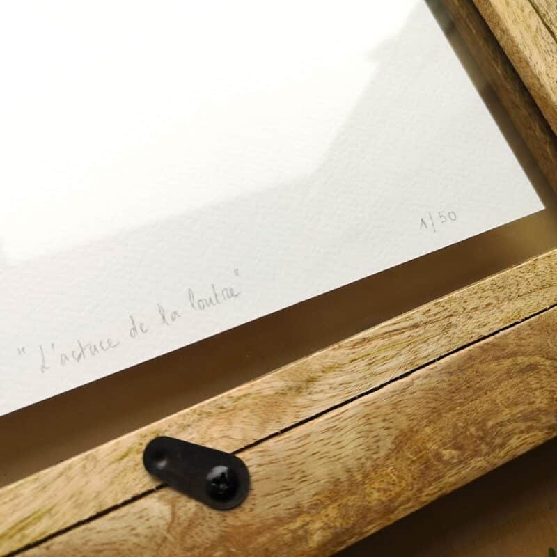 impression l'astuce de la loutre numérotation Impression d'art - L'astuce de la Loutre