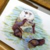 impression l'astuce de la loutre zoom Impression d'art - L'astuce de la Loutre