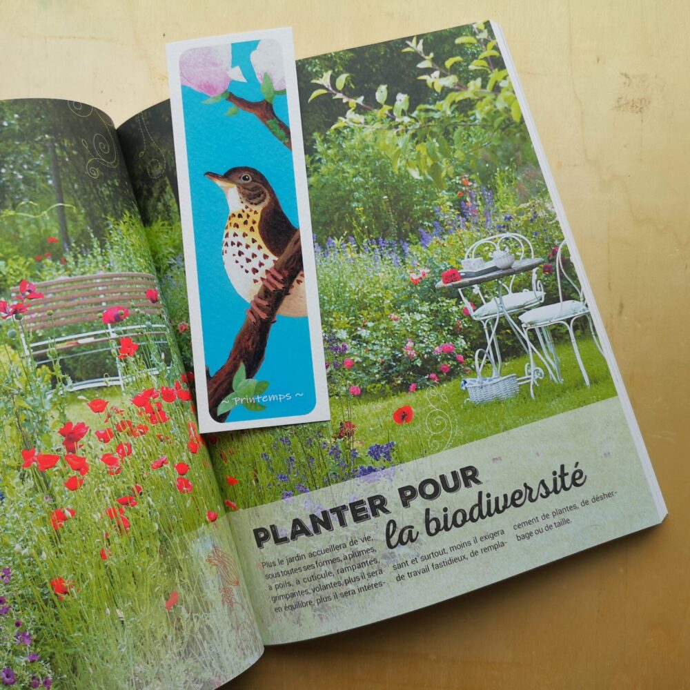 Marque-page - Printemps