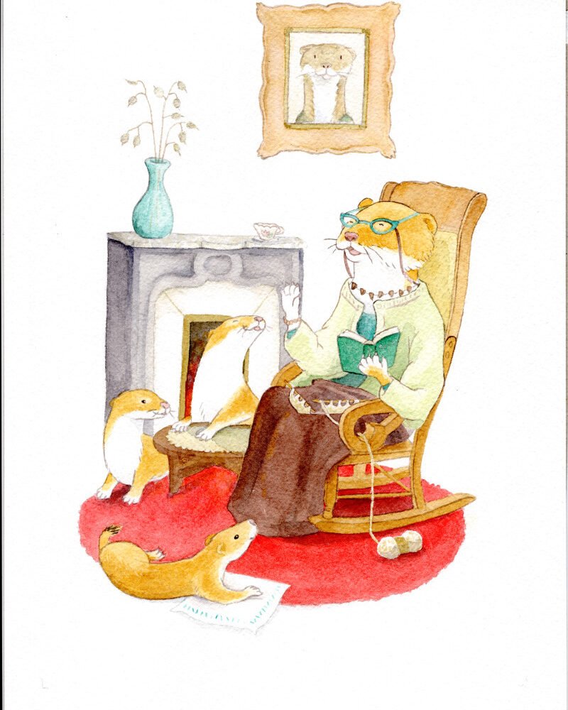 Scan-illustration-hermine-low Calendrier de l'Avent postal