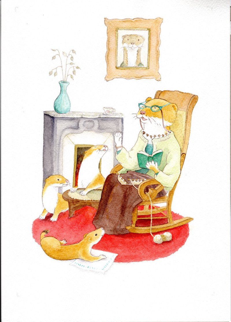 Scan-illustration-hermine-low Calendrier de l'Avent postal