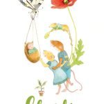 Faire-part "Souris des moissons" recto